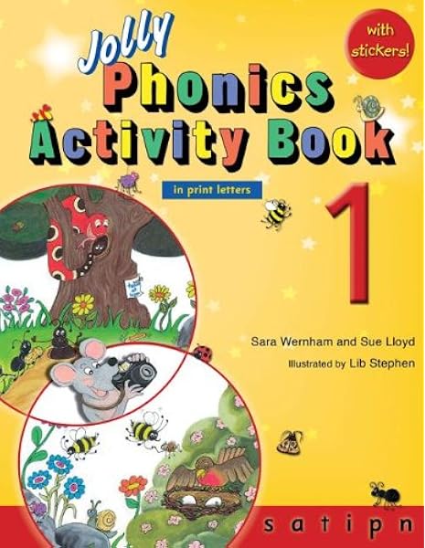 Jolly Phonics Activity Book 1 In Print Letters American English Edition Jolly Phonics Activity Books Set 1 7 Wernham Sara Lloyd Sue Stephen Lib 9781844142699 Amazon Com Books