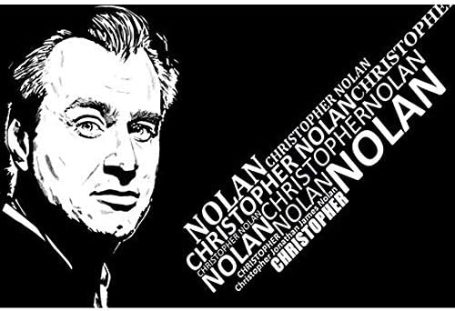 Chengyidianzi Wall Posters Christopher NolanFilm directors Inception Batman monochrome movies actor Home Decoration Canvas Poster Print