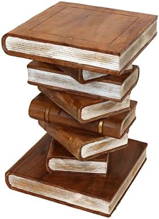 Stacked Books Ornamental Table - Large