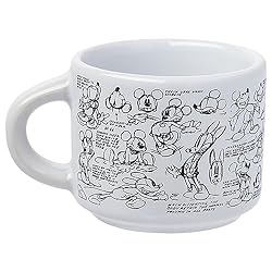 Silver Buffalo Mickey Heritage Sketch Multi Art 4pc