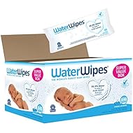 WaterWipes Sensitive Baby Wipes, 9 Packs of 60 Count (540 Count)