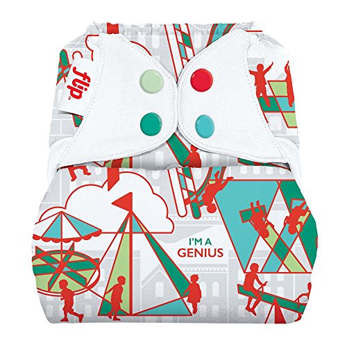 Limited Edition: Flip: One-Size Snap Closure Diaper Cover (Play)