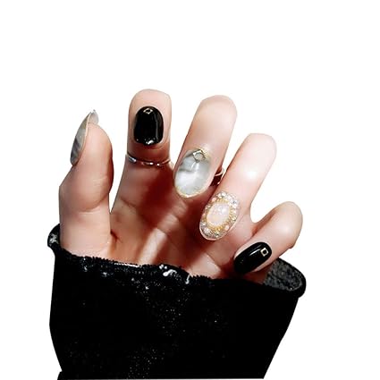 Faux Ongles Mis 24 Pièces Faux Ongles Touche élégante