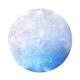 HaloVa Mouse Pad, Anti Slip Planet Mouse Mat for Desktops, Computer, PC and Laptops, Customized Round Mouse Pad for Office and Home, Mercury