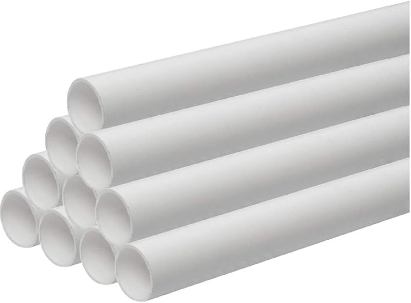 FloPlast White 21.5mm Solvent Weld Overflow Pipe 4x1m Cut to Size