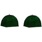 Nuvue Products 20250 Winter Shrub Cover, Hunter Green, Multiple 22" x 22" x 24" (2 Pack)