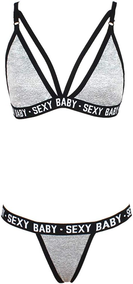 2022 Bra Sets Sexy for Women Low Waist Panties G-String Sleeping Lingerie Underwear Knickers 6 Colors