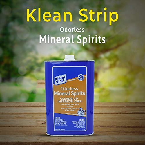 Klean Strip Odorless Mineral Spirits Cleans Brushes Rollers Spray Guns