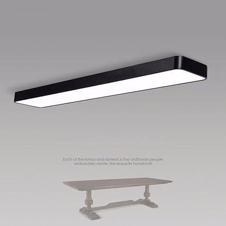 led lampara de larga oficina moderna