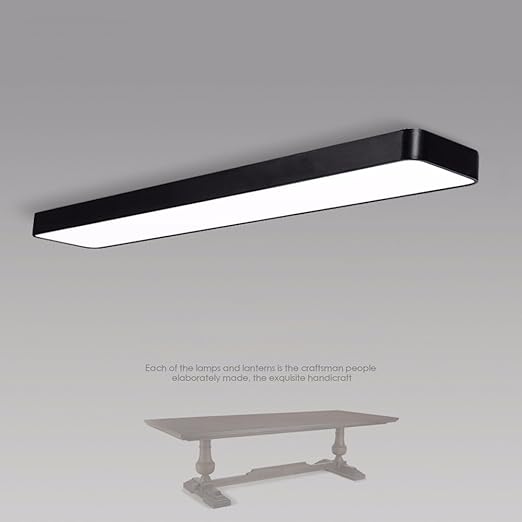 led lampara de larga oficina moderna