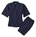 WATANOSATO Jinbei of Hemp Blend Made in Japan *Import*japanese Clothes Size Men's (LL Size, navy Blue)