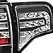 AKKON - For 05-08 Audi A4/S4/RS4 (B7) 4 Doors Sedan Model G2 Rear Black LED Tail Lights Brake Lamps 4pcs Set