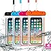 4-Pack Universal Waterproof Case,IPX8 Waterproof Phone Pouch Dry Bag Compatible for iPhone Xs Max/XR/X/8/8P/7/7P Galaxy up to 6.5