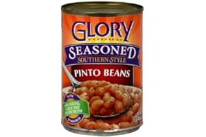 Glory Foods, Seasoned Pinto Beans, 15.5oz Can (Pack of 6)