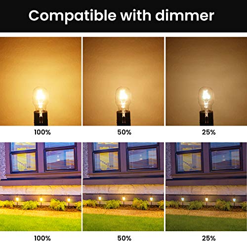 T5 Wedge Base Landscape Light Bulb 12V Lustaled 11W Low Voltage