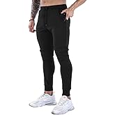 Wangdo Men's Slim Joggers Gym Workout Pants,Sport Training Tapered Sweatpants,Casual Athletics Joggers for Running
