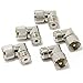 Ancable UHF PL-259 Male to UHF PL-259 Female L Shape Right Angle 90 Degree RF Coaxial Adapter Connector for CB Ham Radio Antenna Pack of 5