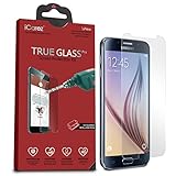 iCarez [Tempered Glass] Screen Protector for Samsung Galaxy S6 Easy Install with Lifetime Replacement Warranty [1-Pack,0.33mm 9H 2.5D Rounded Edges] - Retail Packaging