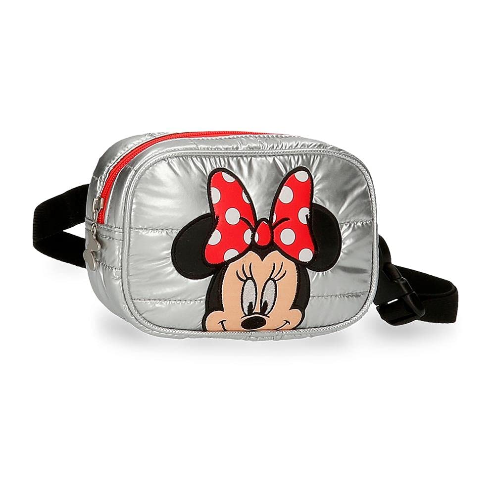 Disney Minnie My Pretty Bow, Grey, 18.5x12.5x5 cms, Waist Bag