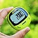 3DTriFit 3D Pedometer Activity Tracker | Best Pedometer for Walking with 7-Day Memory & Pause for Men & Women. Fitness Tracker Accurately Tracks Steps, Calories Burned, Distance & Speed (Lime)