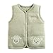 Monvecle Baby Cotton Warm Vests Unisex Infant to Toddler Padded Waistcoat