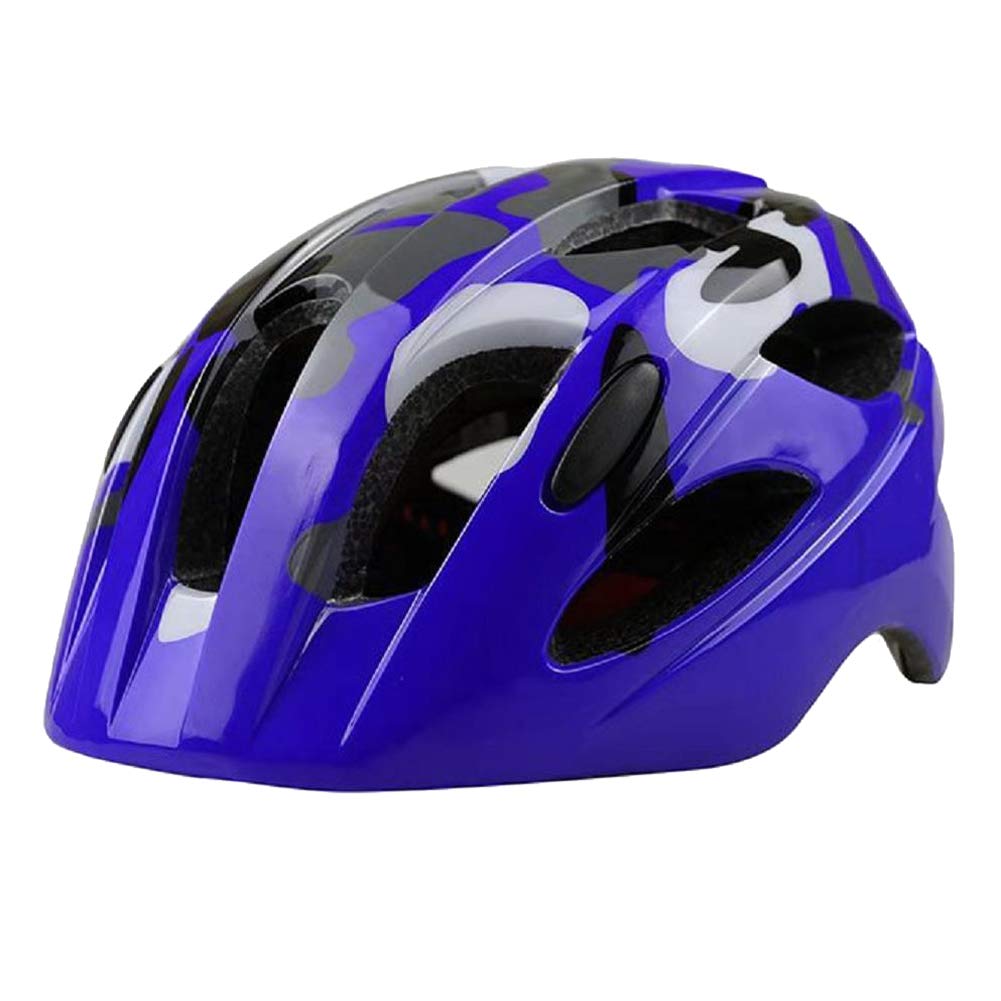 ANUFER Bike Helmet for Kids 7-15 Years Old Lightweight Adjustable Outdoor Sports Protective Helmet SN602C022 Royal Blue