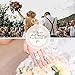 Barogirl Bride Wedding Headband Crystal Flower Headpiece Silver Bridal Hair Accessories for Women