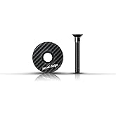 Riesel Design - Headset Stem Top Cap 1-1/8 for MTB Road Mountain Bike - Super Light Weight, UV Resistant, Print, 100% Carbon - Easy Installation - Made in Germany