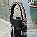 Gearproz HydroCord Handle for Hydro Flask Water Bottles, Wide Mouth Hydroflask 1.0, Iron Flask, Thermoflask and Takeya Reusable Water Bottles, Paracord Survival Strap, 25 Colors (Desert CAMO)