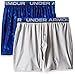 Under Armour Boys' Original Series Boxer Shorts 2-Pack, True Gray Heather/Royal, Youth X-Small