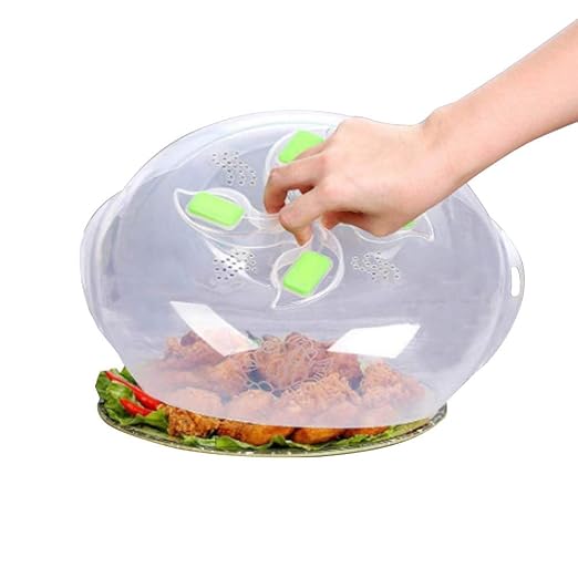 qhtongliuhewu - 1 cubierta para placa de microondas con rejilla de ...