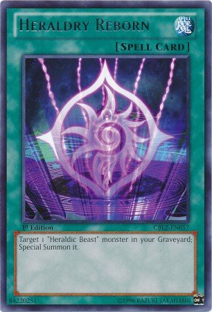 Yu-Gi-Oh! - Heraldry Reborn (CBLZ-EN057) - Cosmo Blazer - 1st Edition - Rare