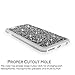 iPhone 6 / 6S Case, Cellularvilla [Slim Fit] Luxury Bling Jewel Rock Crystal Rhinestone Diamond Case [Shockproof] Dual Layer Protective Cover for Apple iPhone 6 / iPhone 6S 4.7 inch (Grey Silver)