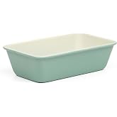 Martha Stewart Gallen 9 Inch Nonstick Carbon Steel Loaf Pan &ndash; Teal, Durable Bakeware for Even Baking and Easy Release