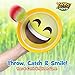 YoYa Toys Toss and Catch Smiley Ball Game 2 Disc Paddles, 2 Balls (One Big and One Small) - PVC Carry Bag Idea with Stunning Packaging - Safe, Durable and Family Friendly Game Set