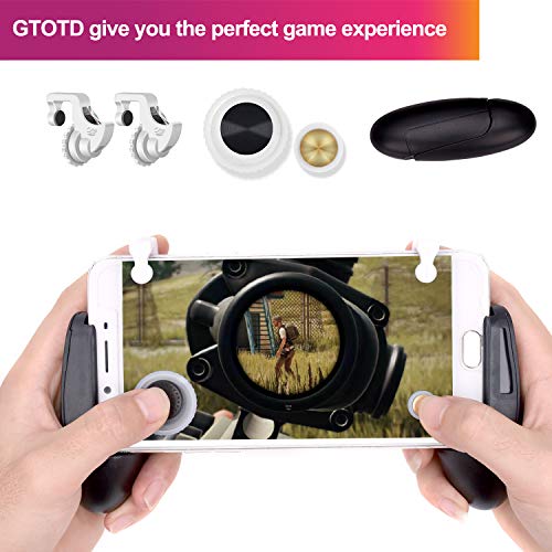 Mobile Game Joystick Button - GTOTd Mobile Game Controller,Touch Screen Joypad Game Controller for Mobile Tablet Smart Phone Joystick [2 Pair] - Thumbnail 6