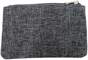 Essential Oil Roller Bottle Carrying Pouch- Holds Six 10ml Roll-On Vials - Padded Travel Case Keeps Oils Keeps Safe and Secure (Gray)