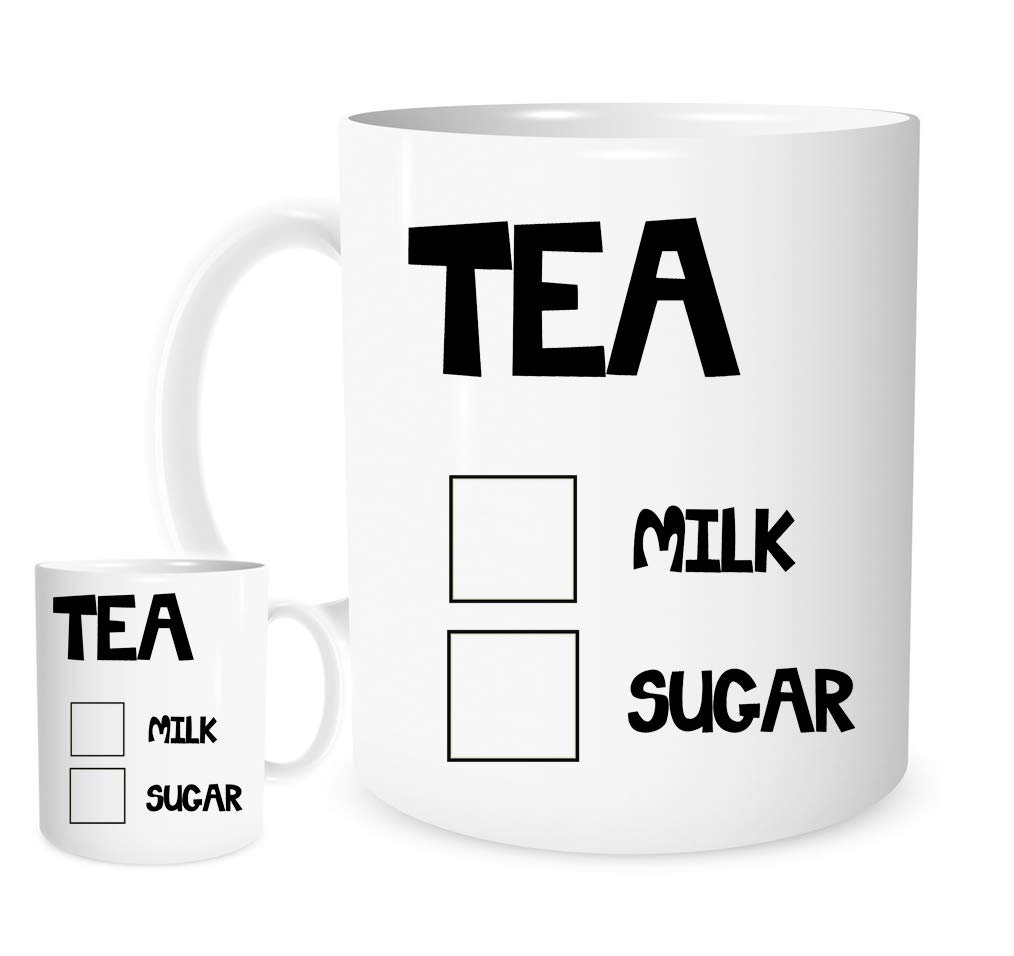 11OZ Tea Mug, Lovely Ceramic Gift Mug Featuring Emblem, Fun,Silly, Gift