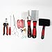 PetSpark Home Grooming Kit for Yorkshire Terrier, Special design set contains all the tools you need to groom your Yorkie. Stainless steel, small size, easy to use and carry w/ 3 hair bows included
