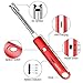 USB Candle Lighter, HOKEKI ARC Electric Kitchen Lighter with 360°Flexible Neck Rechargeable Flameless Windproof Portable 9IN for Camping Grilling BBQ Gas Stove (Red)