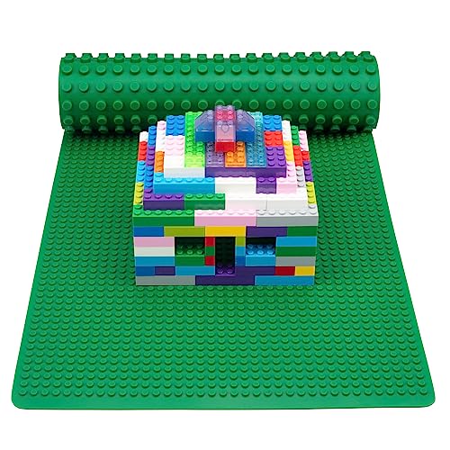 SCS Direct Brick Building Blocks Silicone Playmat 32" Rollable and