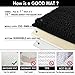MAYSHINE Around Toilet Area Rug | Soft Non-Slip Bathroom Mat, Absorbent Microfiber, Machine Washable | Alfombra de Baño para Inodoro, Antideslizante y Lavable | Luxury Mat | 24