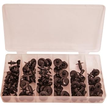 Pit Posse Pp3270 80Pcs Motorcycle Atv Fairing Bodywork Bolt Push Pry M8 M7 M6 Nylon Rivets Pin