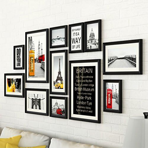 AXZPQ Photo Wall Modern Minimalist Bedroom Living Room Photo Frame Wall European-style Creative Combination Of Wall-mounted