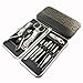 GCIYAEN Steel Nail Clipper Set Personal Manicure & Pedicure Set, Travel & Grooming Kit, B