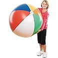 S&S Worldwide Heavy Duty Institutional Beach Ball. 36" Flat Diameter Phthalate-Free, Vinyl Ball is about 25% Thicker than Most Balls. Great for the Pool, Beach, as a Volleyball, and in Toss Games.