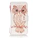 Firefish Galaxy S6 Case, Galaxy S6 Wallet Case, Kickstand Card Slots Cash Holder Dual Layer Impact Resistant Case Cover with Wrist Strap Magnetic Snap Closure for Samsung Galaxy S6-Owl