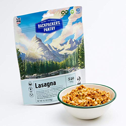 Backpacker's Pantry Lasagna, 2 Servings Per Pouch (6 Count), Freeze Dried Food, 19 Grams of Protein, Vegetarian - Thumbnail 3