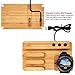 YOOSIDE for Garmin Fenix 6/Fenix 5/Fenix 5X/5S Charger Charging Dock Stand,Bamboo Wooden Desk Charger Station Organizer for Garmin Fenix Samrtwatch,Pixel,Tablet(Include Charging USB Cable)(Wood)