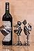 Clever Creations Metal Wine Bottle Holder, Vintage Figurine Wine Rack Décor for Tables, Shelves and Countertops, Couple Kissing